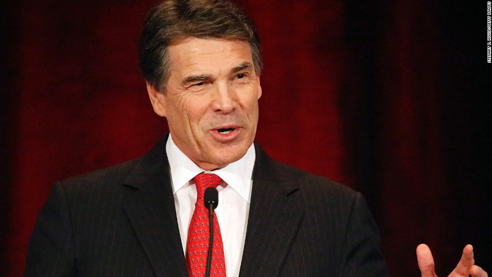 Republican Texas Gov. Rick Perry announced in 2013 that he would not be seeking re-election, leading to speculation he might mount a second White House bid. 
